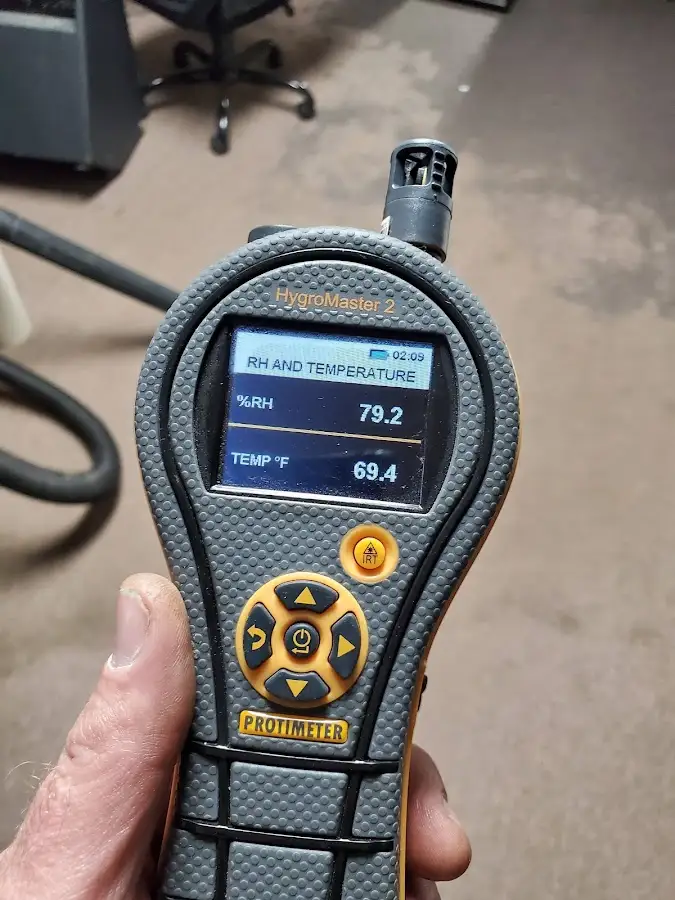 Moisture meter humidity assessment for Mold Remediation & Removal in Encinitas